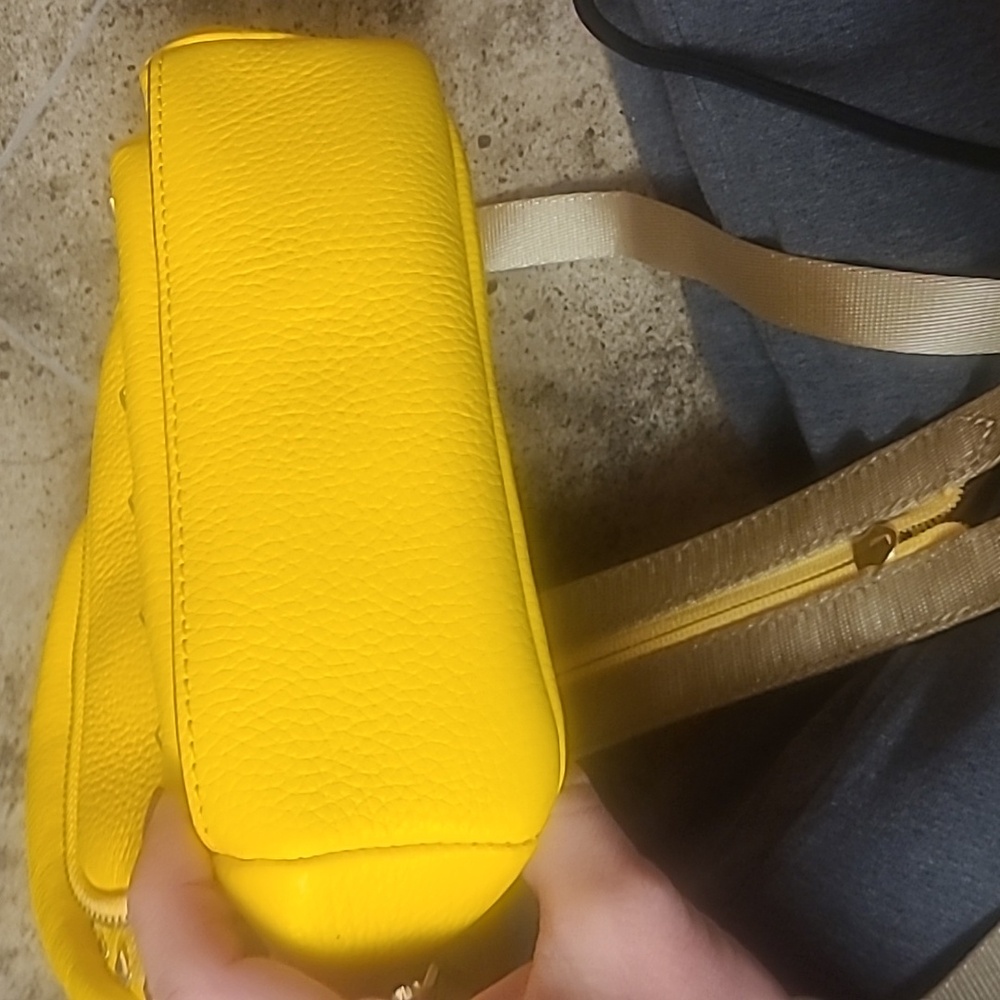 Michael Kors Vibrant Yellow Studded Backpack - Picture 12 of 15